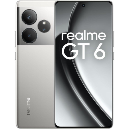 Smartphone Realme GT6 16GB/ 512GB/ 6.78'/ 5G/ Plata Fundida