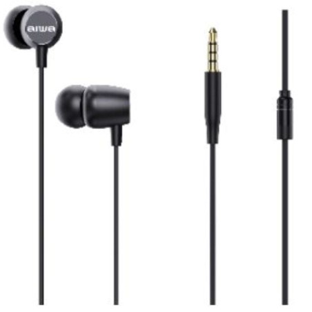 Auriculares Intrauditivos Aiwa ESTM-20BK/ Jack 3.5/ Negros