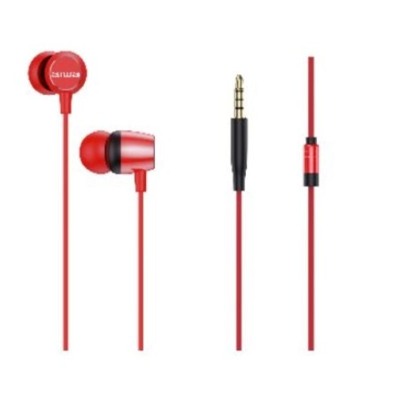 Auriculares Intrauditivos Aiwa ESTM-20RD/ Jack 3.5/ Rojos