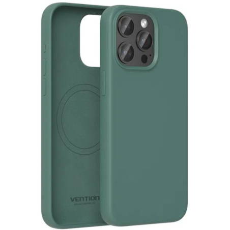 Funda Silicona con Magsafe Vention KUEG0-20/ Compatible con iPhone 14 Plus/ Verde