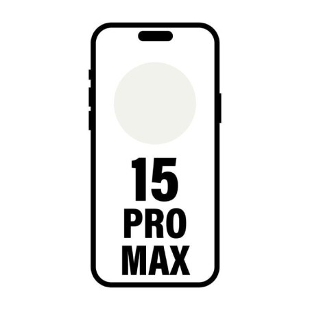 Smartphone Apple iPhone 15 Pro Max 256GB/ 6.7'/ 5G/ Titanio Blanco