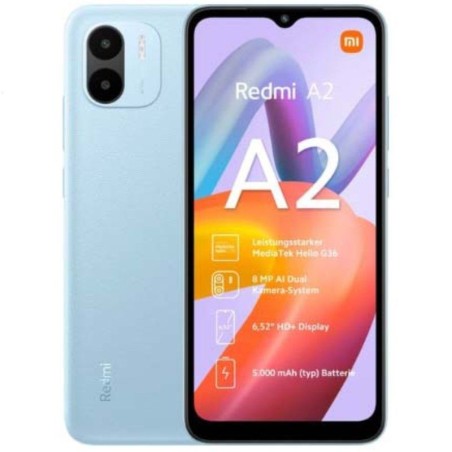 Smartphone Xiaomi Redmi A2 2GB/ 32GB/ 6.52'/ Azul Claro