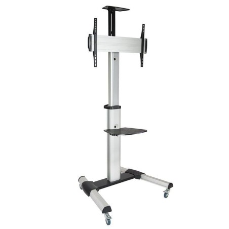 Soporte de Suelo Inclinable/ Ajustable con Ruedas TooQ FS1870M-B para TV de 37-70'/ hasta 50kg