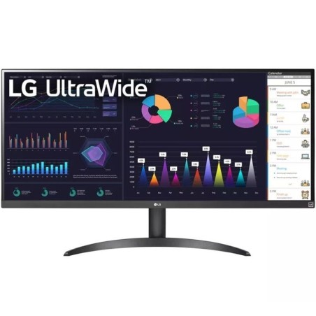 Monitor Profesional Ultrapanorámico LG 34WQ500-B 34'/ WFHD/ Negro