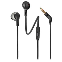 Auriculares Intrauditivos JBL Tune 205/ con Micrófono/ Jack 3.5/ Negros