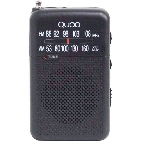 Radio Portátil Qubo R-S1/ Negra