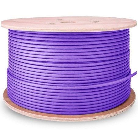 Bobina de Cable RJ45 AWG23 UTP Aisens A135-0749 Cat.6/ LSZH/ 500m/ Violeta