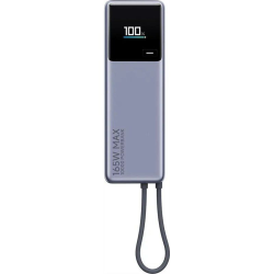 Powerbank 10000mAh Xiaomi Power Bank Integrated Cable/ 165W/ Gris