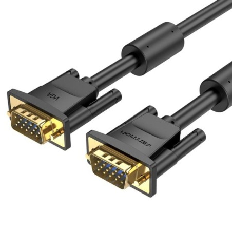 Cable SVGA Vention DAEBH/ VGA Macho - VGA Macho/ 2m/ Negro