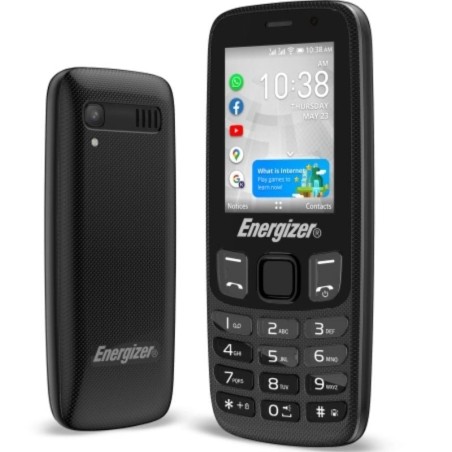 Teléfono Móvil Energizer E242S+ para Personas Mayores/ Negro