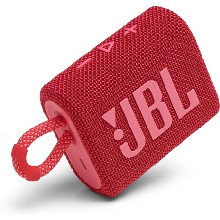 Altavoz con Bluetooth JBL GO 3/ 4.2W/ 1.0/ Rojo