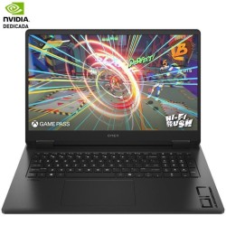 Portátil Gaming HP Omen 17-DB0007NS Ryzen 9 8945HS/ 32GB/ 1TB SSD/ GeForce RTX 4060/ 17.3'/ Sin Sistema Operativo