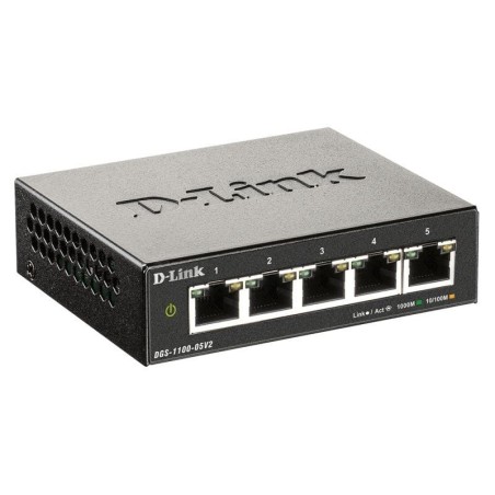 Switch D-Link DGS-1100-05V2 5 Puertos/ RJ-45 10/100/1000