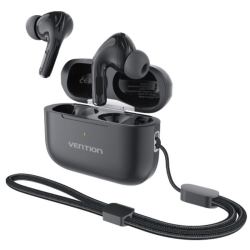 Auriculares Bluetooth Vention Echo Lite E11 con estuche de carga/ Autonomía 6h/ Negros