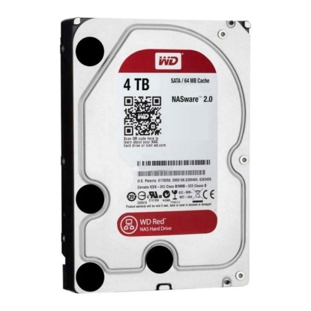 Disco Duro Western Digital WD Red NAS 4TB/ 3.5'/ SATA III/ 256MB