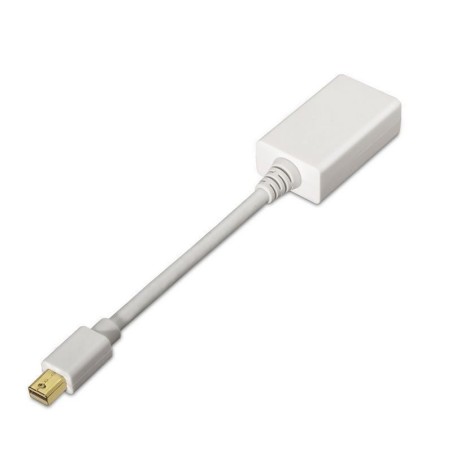 Cable Conversor Aisens A125-0138/ Mini DisplayPort Macho - HDMI Hembra/ 15cm/ Blanco