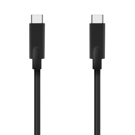 Cable USB 3.2 Tipo-C Aisens A107-0706 5GBPS 3A 60W/ USB Tipo-C Macho - USB Tipo-C Macho/ Hasta 60W/ 625Mbps/ 4m/ Negro