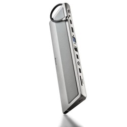 Docking USB Tipo-C NGS WonderDock 12 Pro/ 3xUSB/ 2xHDMI/ 1xVGA/ 1xRJ45/ 1xLector de Tarjetas/ 1xJack 3.5/ 1xUSB Tipo-C PD/ Gris