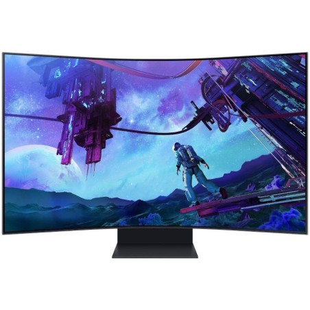 Monitor Gaming Curvo Samsung Odyssey Ark S55CG970NU 55'/ 4K/ 1ms/ 165Hz/ VA/ Regulable en altura/ Smart TV/ Multimedia/ Negro