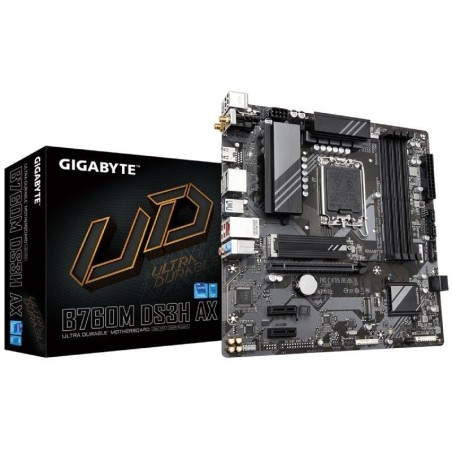 Placa Base Gigabyte B760M DS3H AX Socket 1700/ Micro ATX