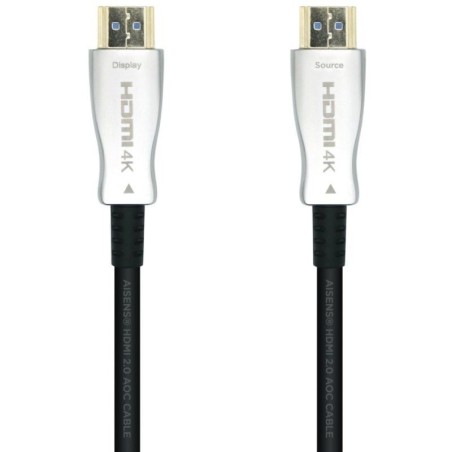 Cable HDMI 2.0 AOC 4K Aisens A148-0379/ HDMI Macho - HDMI Macho/ 30m/ Negro