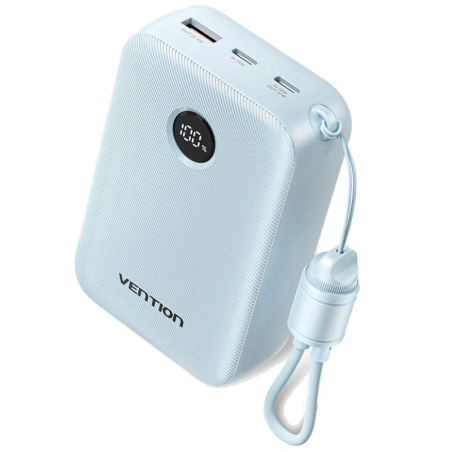 Powerbank 20000mAh Vention FKBL0-C/ 22.5W/ Azul