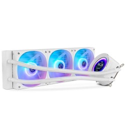Sistema de Refrigeración Líquida Nox X-360 LCD/ Blanco