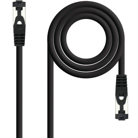 Cable de Red RJ45 SSTP Nanocable 10.20.2001-BK Cat.8.1/ 1m/ Negro