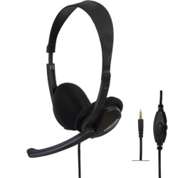 Auriculares Fonestar HOME-35 con Micrófono/ Jack 3.5/ Negros