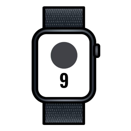 Apple Watch Series 9/ GPS/ 45mm/ Caja de Aluminio Medianoche/ Correa Deportiva Loop Medianoche