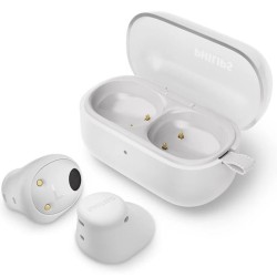 Auriculares Bluetooth Philips TAT2149 con estuche de carga/ Autonomía 6h/ Blancos