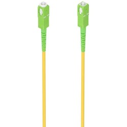 Cable de Fibra Óptica G657A2 3.0 9/125 SMF Aisens A152-0981/ LSZH/ 3m/ Amarillo