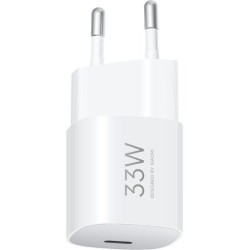 Cargador de Pared GaN Xiaomi 33W Nano Power Adapter 1xUSB Tipo-C/ 33W
