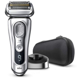 Afeitadora Braun Series 9 9350S Plata/ con Batería/ 5 Accesorios