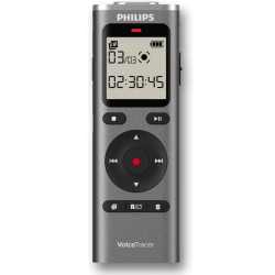 Grabadora de Voz Philips VoiceTracer DVT1170/ 20kHz/ Plata