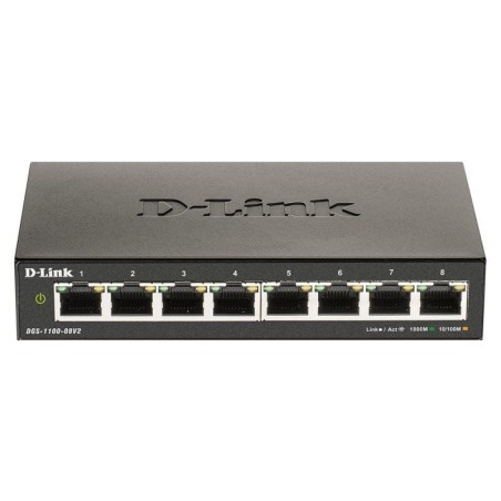 Switch Gestionable D-Link DGS-1100-08V2 8 Puertos/ RJ-45 10/100/1000