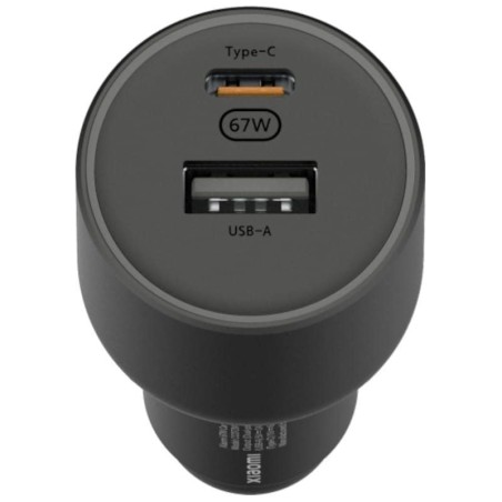 Cargador de Coche Xiaomi 67W USB-A Tipo-C/ 1xUSB-A/ 1xUSB Tipo-C/ 2A/ 6A