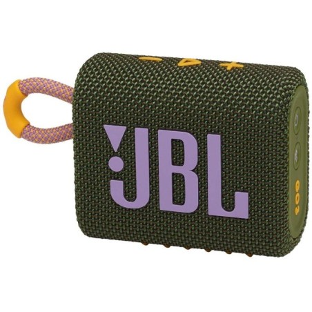 Altavoz con Bluetooth JBL GO 3/ 4.2W/ 1.0/ Verde Rosa