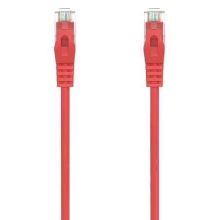 Cable de Red RJ45 AWG24 UTP Aisens A145-0556 Cat.6A/ LSZH/ 25cm/ Rojo