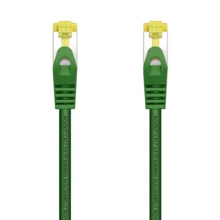 Cable de Red RJ45 SFTP Aisens A146-0480 Cat.7/ 25cm/ Verde