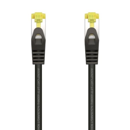 Cable de Red RJ45 SFTP Aisens A146-0484 Cat.7/ 25cm/ Negro