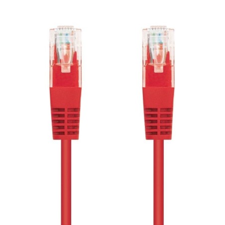 Cable de Red RJ45 UTP Nanocable 10.20.0400-L25-R Cat.6/ 25cm/ Rojo