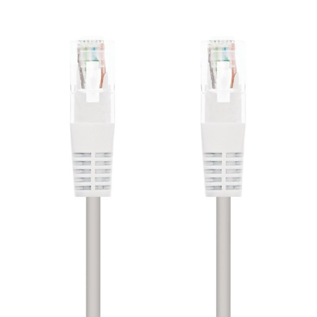 Cable de Red RJ45 UTP Nanocable 10.20.0110-W Cat.5/ 10m/ Blanco