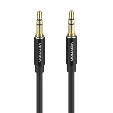 Cable Estéreo Vention BAXBH/ Jack 3.5 Macho - Jack 3.5 Macho/ 2m/ Negro