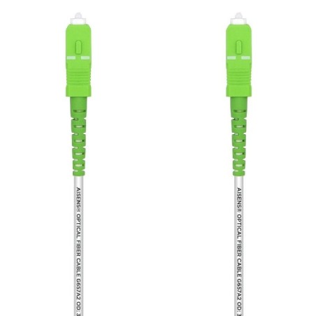 Cable de Fibra Óptica G657A2 3.0 Aisens A152-0495/ LSZH/ 3m/ Blanco