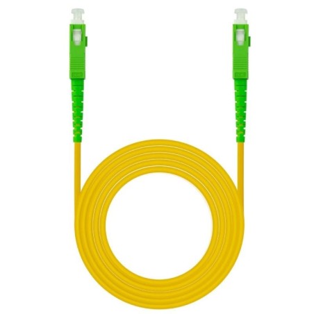 Cable de Fibra Óptica G657A2 Nanocable 10.20.0002/ LSZH/ 2m/ Amarillo