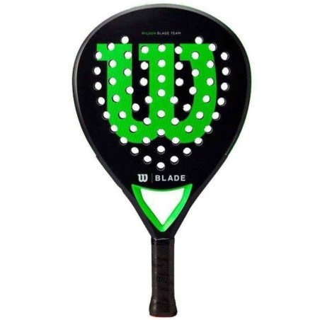 Pala de Pádel Wilson Blade Team V2/ Negra y Verde