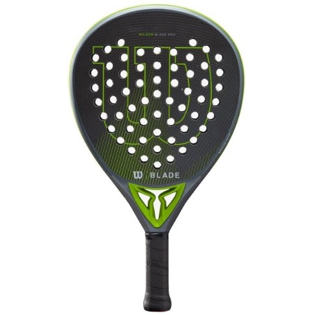 Pala de Pádel Wilson Blade Pro V2/ Negra y Verde