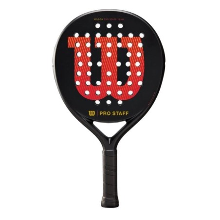 Pala de Pádel Wilson Pro Staff Team V2/ Negra y Roja