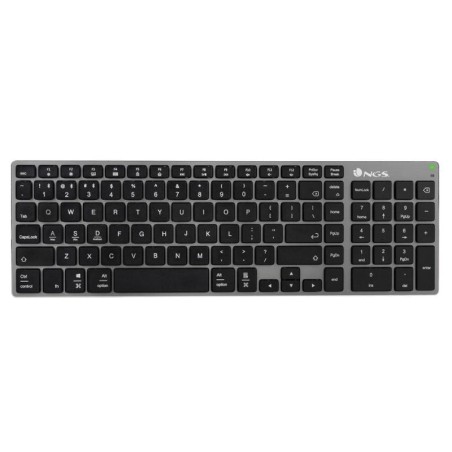 Teclado Inalámbrico por Bluetooth NGS Fortune-BT/ Gris